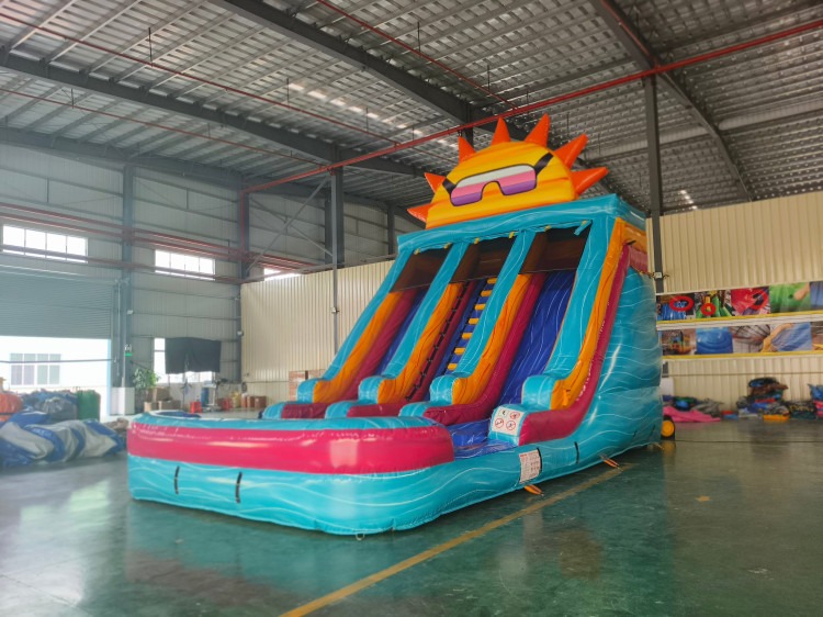 SunnySide Slide - 16ft Double Lane Waterslide (wet/dry)