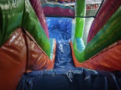 69' Obstacle - Color me Summer with 18' Slide (wet/dry) 69' Obstacle - Color me Summer with 18' Slide (wet/dry)